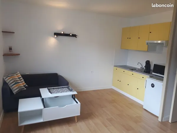 STUDIO entièrement meublé centre ville à pied 520 euros