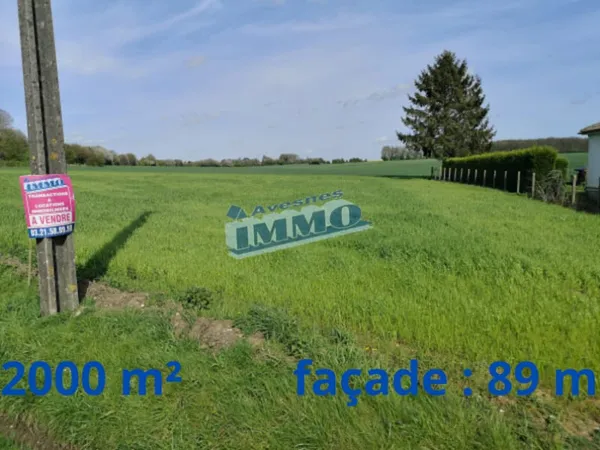 Terrain 2075 m²