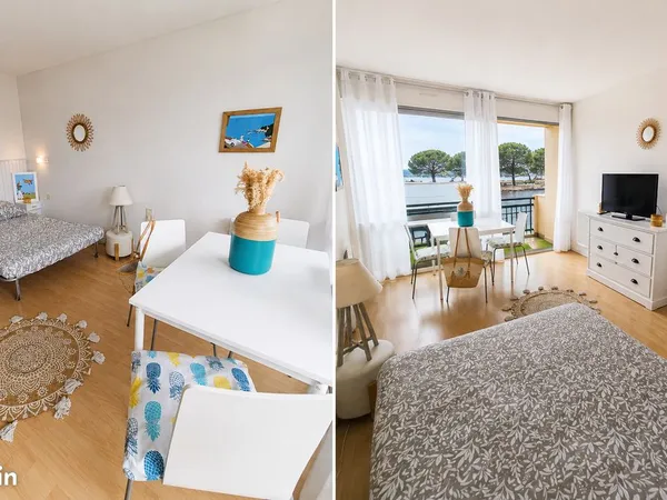 Bénodet - studio cocon lumineux 21m² balcon petite vue mer - 118 000