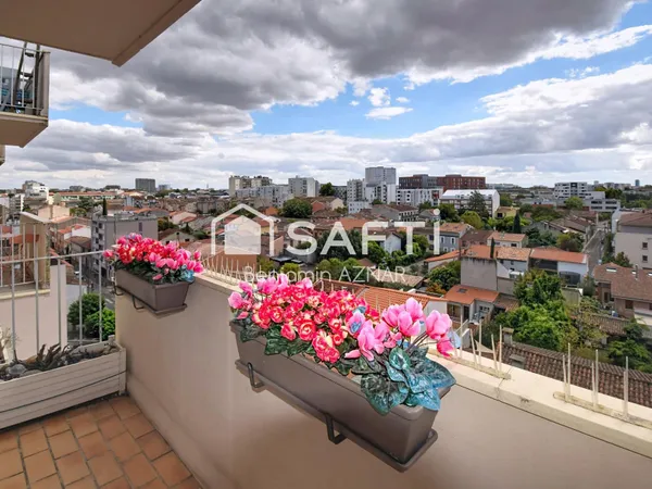 Bourrassol - T3 avec balcon plein sud et vue dégagée