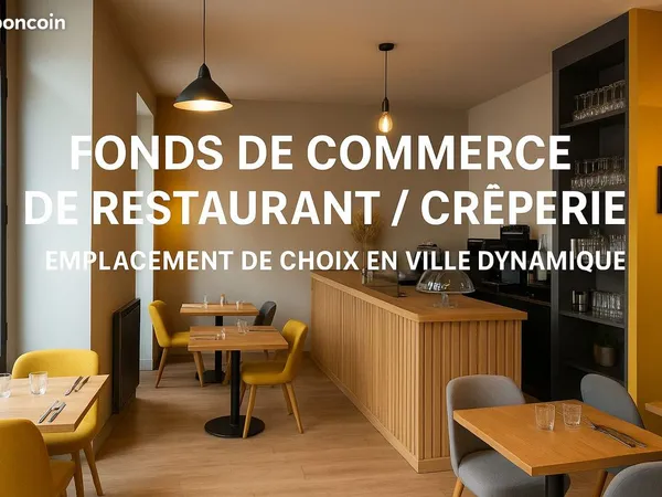 Fonds de commerce 70 m² Retiers