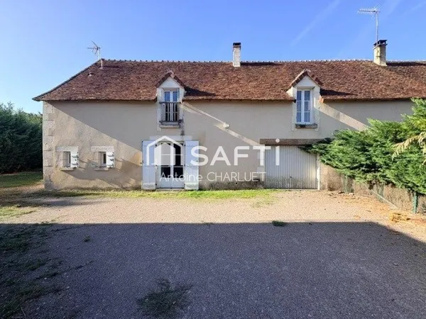 Maison 121m² habitable dans un hameau sur un terrain de 702m²