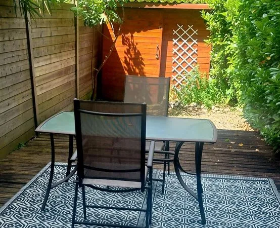 Beau duplex en rez de jardin