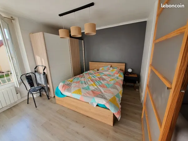 Location meublée - Charmant F2 de 33 m² entièrement rénové, à 5 min de la gare Lagny-Thorigny