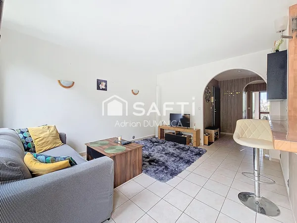 Très bel appartement T3 meublé au calme à louer