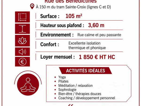 À louer local refait à neuf 103m² à Bordeaux