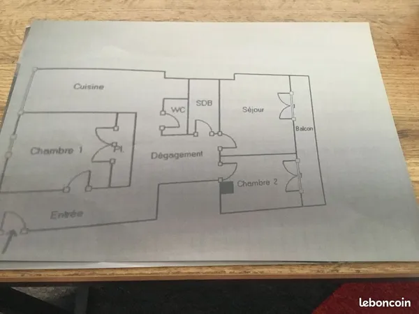 Vend appartement 13003
