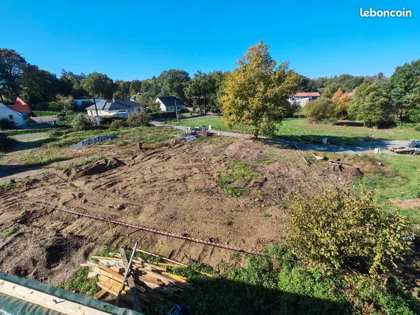 Terrain de 433 m2 constructible viabilisé sur treillieres