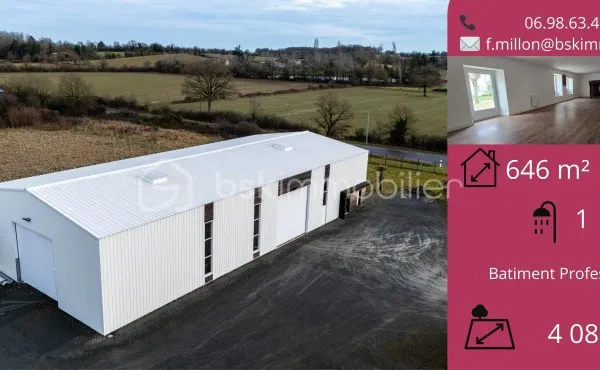 Immeuble 4 pièces 646 m²