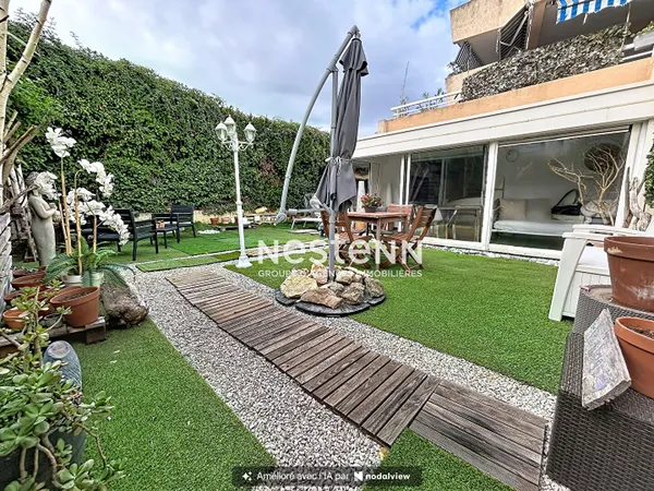 Golfe Juan- Studio - Jardin- Piscine