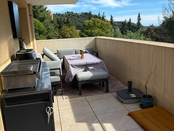 T2 meublé avec grande terrasse plein sud - résidence sécurisée