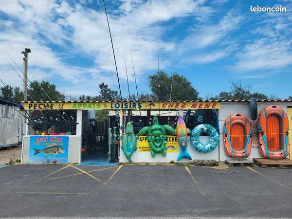 Vente magasin d'articles de pêche "Chez Néné"