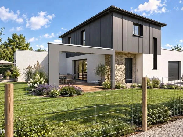 Projet de construction d'une maison 151 m² avec terrain à SAINTE-ANNE-SUR-BRIVET (44)