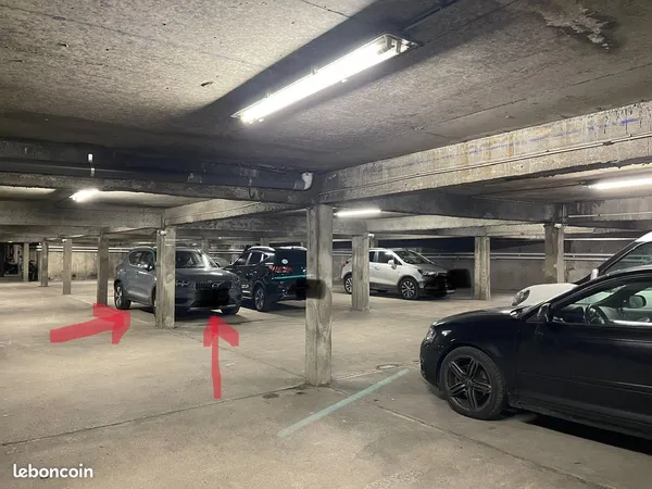 Place de parking en sous sol