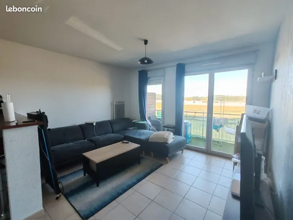 T3 55 m2 balcon proche Tram D Parking