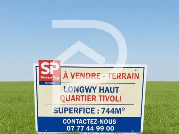 Terrain 744 m²