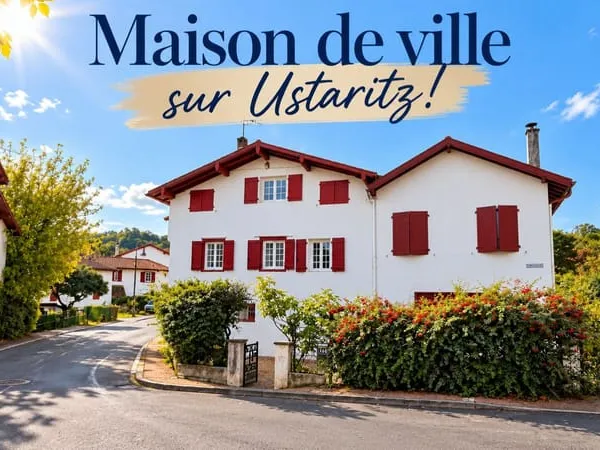 Maison de ville sur Ustaritz de 187 m² sur trois niveaux