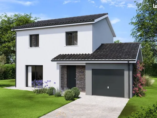 Projet de construction d'une maison 85 m² avec terrain à SAINT-BONNET-DE-MURE (69)