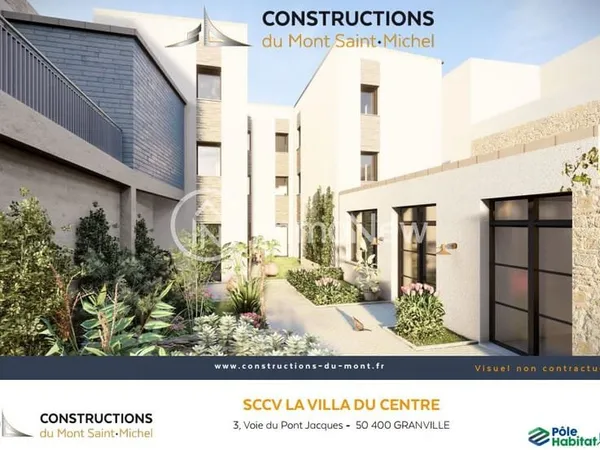 APPARTEMENT EN VEFA DANS RESIDENCE DE STANDING, TERRASSE - 2 chambres - GRANVILLE CENTRE-