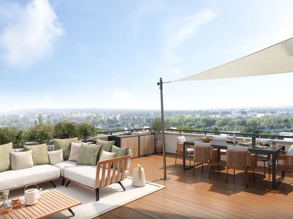 Appartement 4 pièces 82 m² avec terrasse
