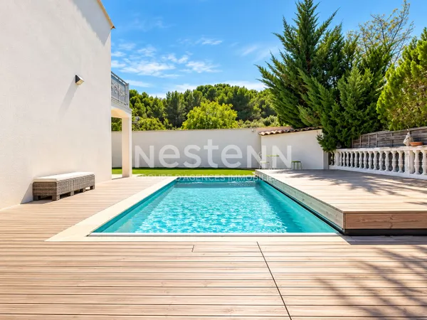 Maison familiale rénovée avec piscine, 137 m², 4 chambres, Les Pennes-Mirabeau