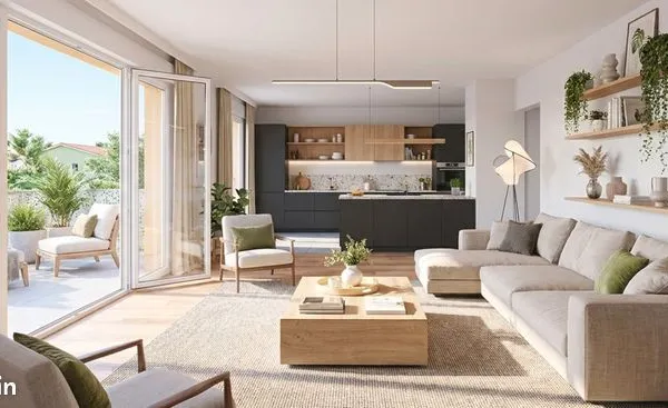 Appartement - 3 pièces - La Verpillière entre Lyon et Grenoble
