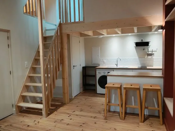 T1 bis en duplex centre-ville refait à neuf