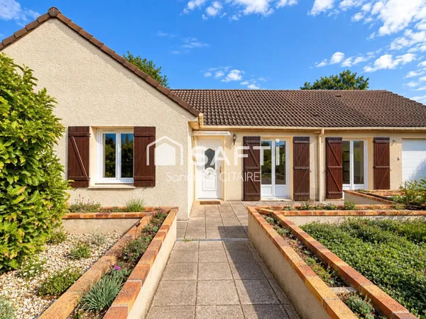 Maison de plain-pied 3 chambres avec garage