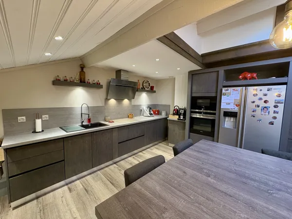 Saint-Genis-Laval hypercentre : spacieux appartement au dern
