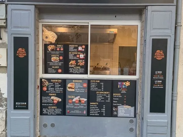 Fond de commerce snack