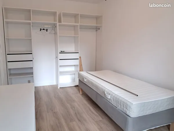 2 Chambres colocation meublée