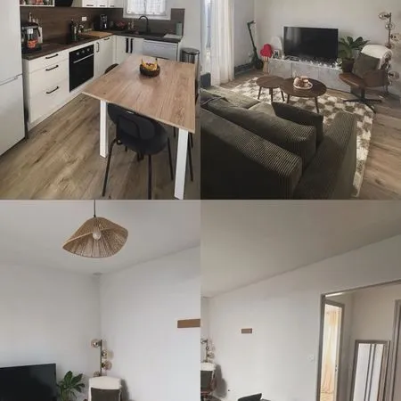 Appartement T2 meublé à l'année - 39 m² - Centre-ville à pied