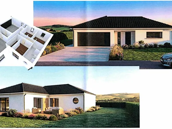 Terrain + maison 110 m²