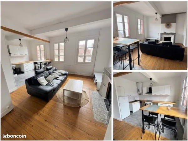T2 bis 57 m² rénové - Centre historique d'Orthez -