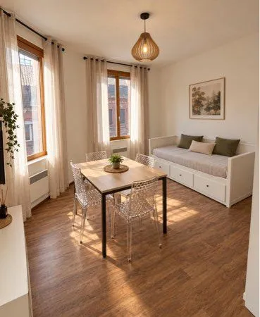 🏠 Studio meublé à louer - Roubaix