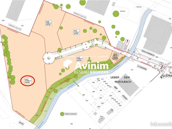 Terrain 15280 m² Illzach