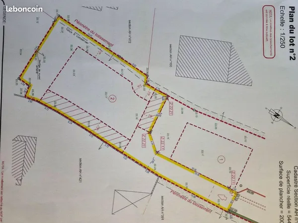 Terrain 200 m² Roscoff