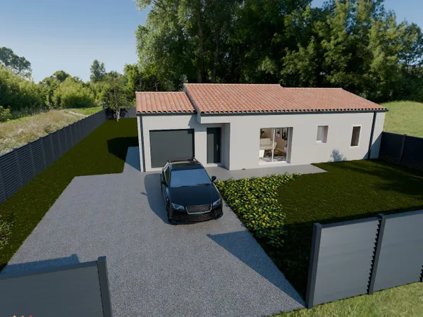 Terrain + maison 88 m²