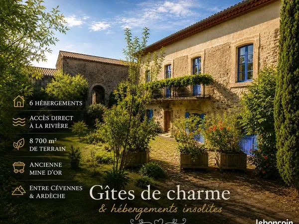 ✨ Domaine d'Exception - 6 hébergements de charme & insolites Sud Ardèche