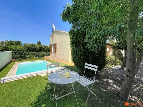 Maison T4, jardin, piscine, garage/buanderie