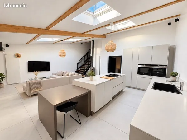 Appartement 115 m² entièrement rénové - 3 chambres - 2 terrasses - calme absolu