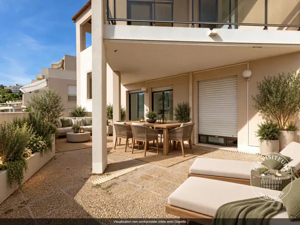 Nice Fabron - Duplex 5 pièces avec terrasse, résidence avec piscine