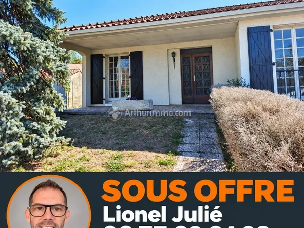 CASTRES – RARE : MAISON DE PLAIN-PIED NON MITOYENNE, 4 CHAMBRES, TERRAIN PLAT ET SOUS-SOL COMPLET