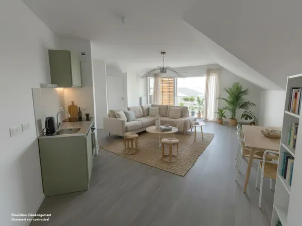 Appartement T2bis à 200m de la mer