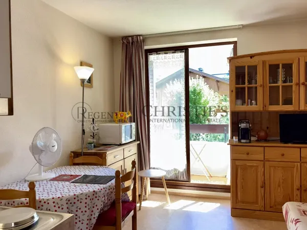 Samoëns - Studio 17,78 m² avec balcon vue montagne, parking en sous-sol