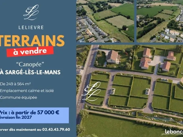 Terrain 564 m² Sarge Les Le Mans