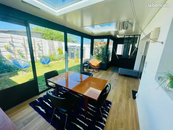 Maison clés en main avec véranda et jardin sans vis-à-vis