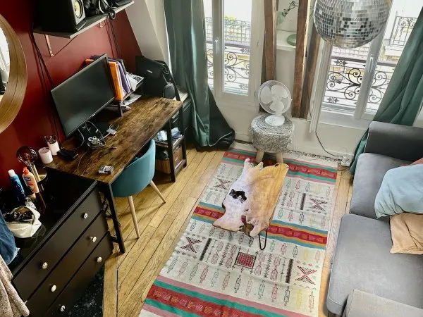 Loue appartement 18m² Paris 18ème
