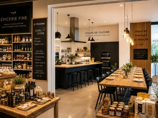 Fonds de commerce Epicerie fine & Atelier cuisine dans la Marne