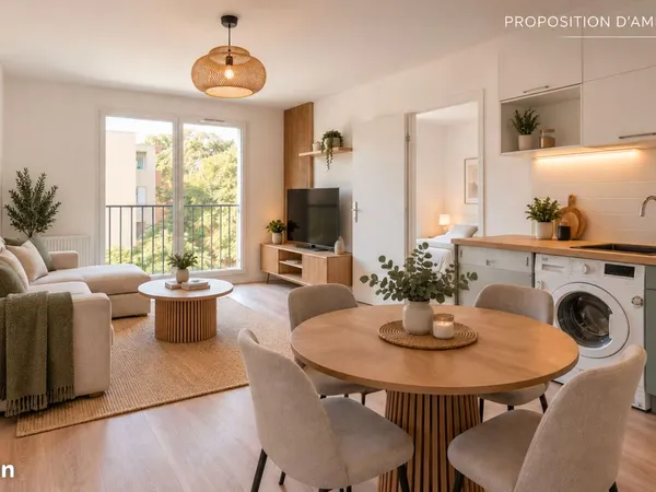 Appartement 2 pièces 37 m²